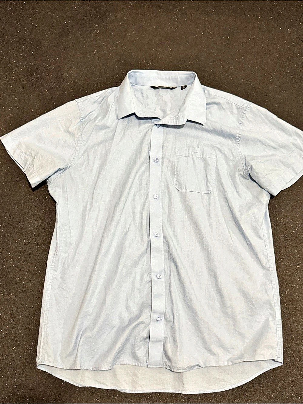 Travis Matthews  Short Sleeve Button Down in Blue XL Like New